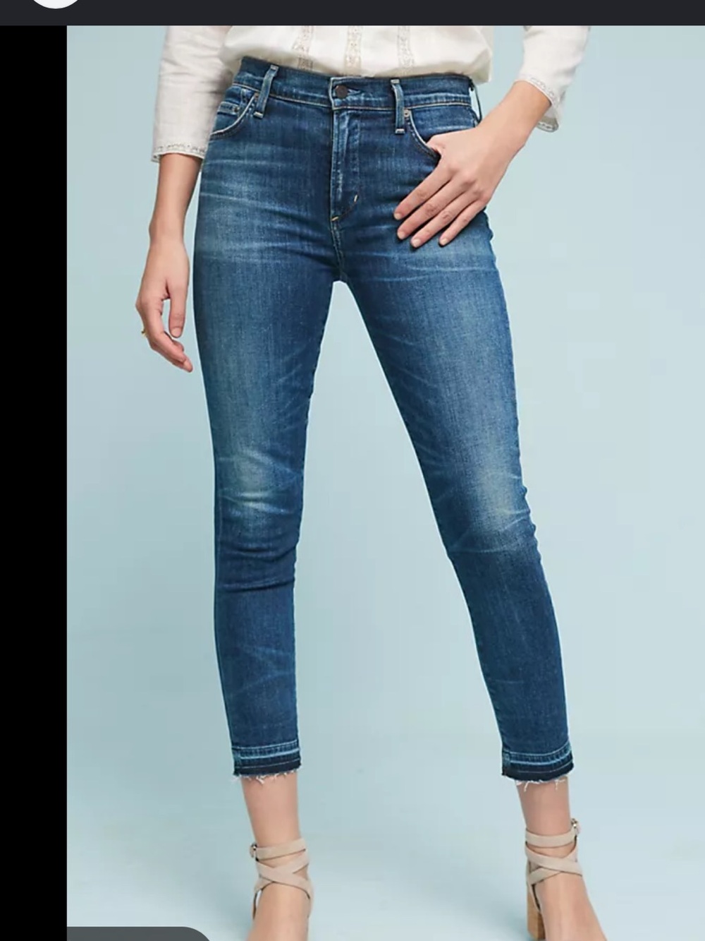 Citizens of Humanity Rocket Crop High-Rise Skinny Jeans size 27